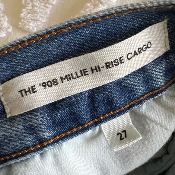 ARITZIA DENIM FORUM 90’s Millie Hi-Rise Cargo Jeans Women's Size 27 - Picture 7 of 15